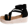 Shein Women's See-Through Open Toe Cross Strap Sandals, Non-Slip Sole - Casual Distinctive All-Season Beach Shoes, Suitable For Vacation, Office And Casual Wear, Multi-Function Wedge Heel Sandals | Neutral Color Shoes | Waterproof Platform High Heel Sandals